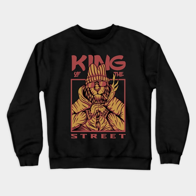 King Of The Street Crewneck Sweatshirt by Utopia Shop